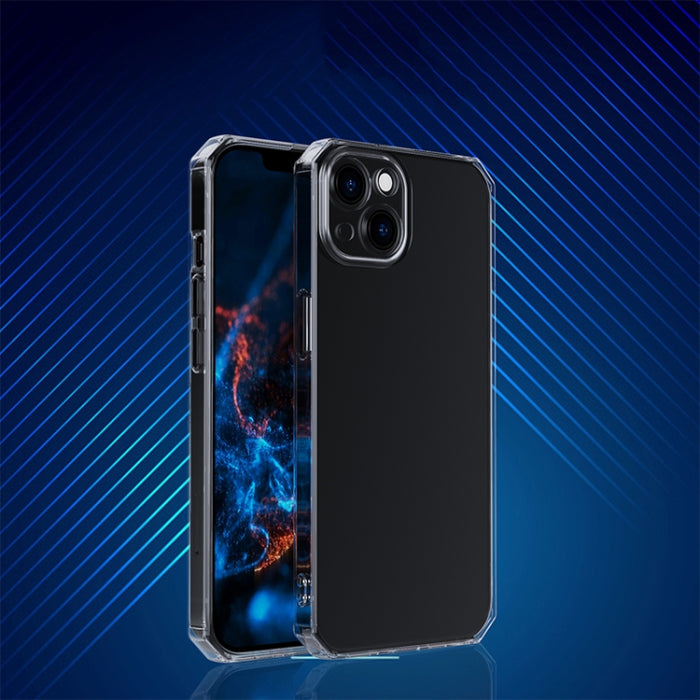 Estuche protector de TPU a prueba de golpes transparente octogonal de lado recto