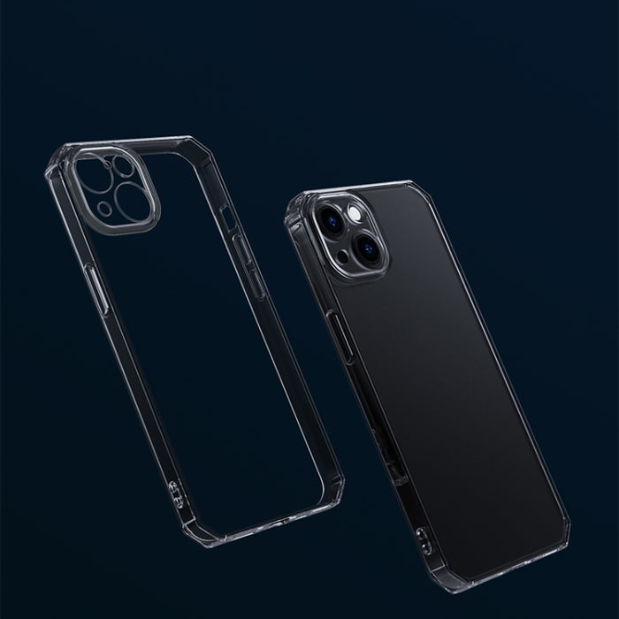 Estuche protector de TPU a prueba de golpes transparente octogonal de lado recto