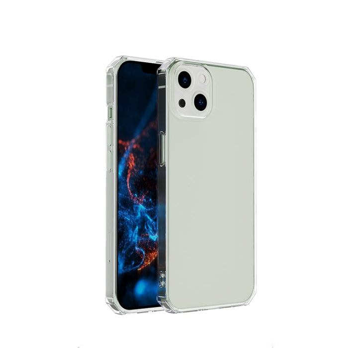 Estuche protector de TPU a prueba de golpes transparente octogonal de lado recto