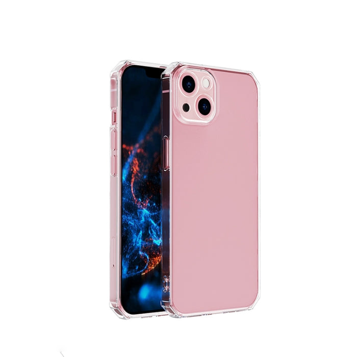 Estuche protector de TPU a prueba de golpes transparente octogonal de lado recto