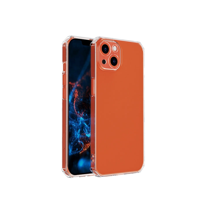 Estuche protector de TPU a prueba de golpes transparente octogonal de lado recto