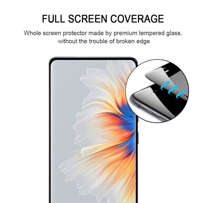 25 PCS Película de vidrio templado de pantalla completa con borde curvo 3D, For Xiaomi Mi Mix 4 (25 PCS)
