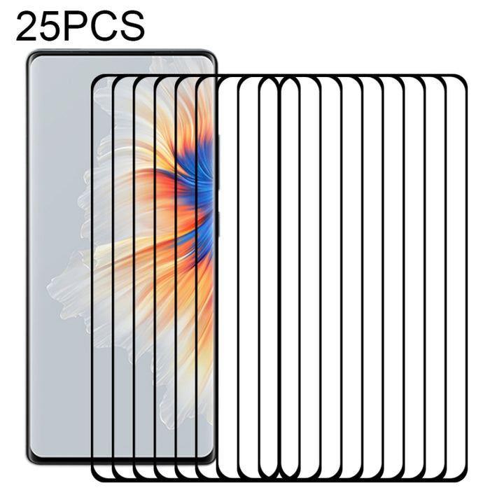 25 PCS Película de vidrio templado de pantalla completa con borde curvo 3D, For Xiaomi Mi Mix 4 (25 PCS)
