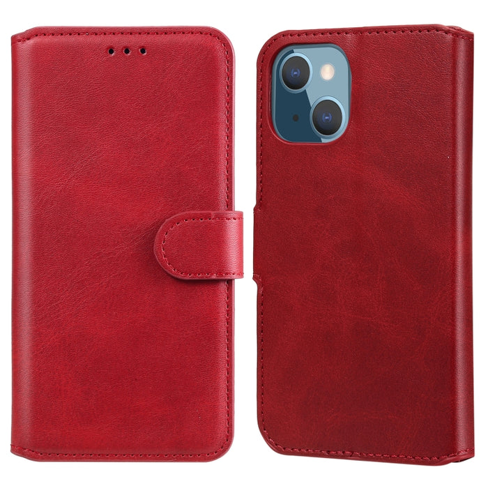 Estuche de cuero con tapa horizontal clásica de PU + TPU con textura de becerro con soporte y ranuras para tarjetas y billetera