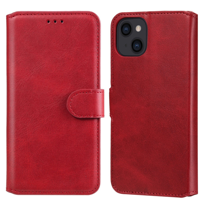Estuche de cuero con tapa horizontal clásica de PU + TPU con textura de becerro con soporte y ranuras para tarjetas y billetera
