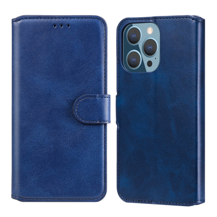 Estuche de cuero con tapa horizontal clásica de PU + TPU con textura de becerro con soporte y ranuras para tarjetas y billetera