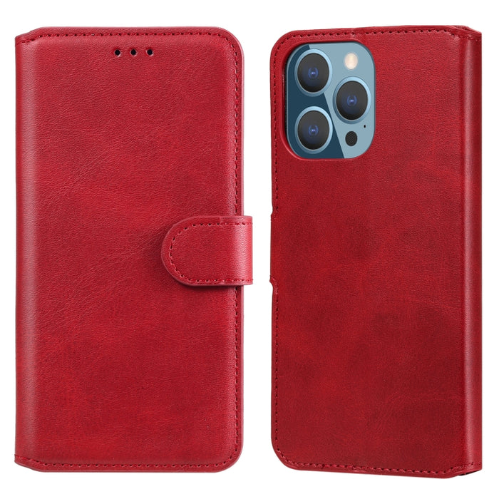 Estuche de cuero con tapa horizontal clásica de PU + TPU con textura de becerro con soporte y ranuras para tarjetas y billetera