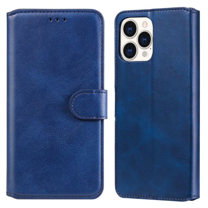 Estuche de cuero con tapa horizontal clásica de PU + TPU con textura de becerro con soporte y ranuras para tarjetas y billetera