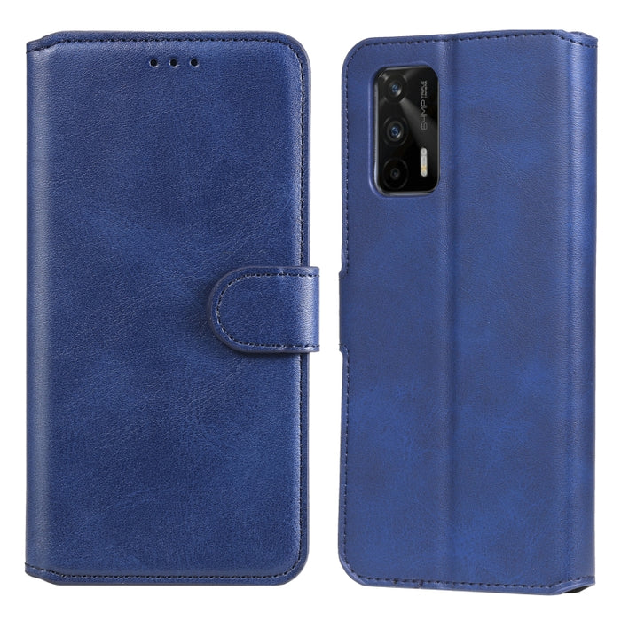 Estuche de cuero con tapa horizontal clásica de PU + TPU con textura de becerro con soporte y ranuras para tarjetas y billetera