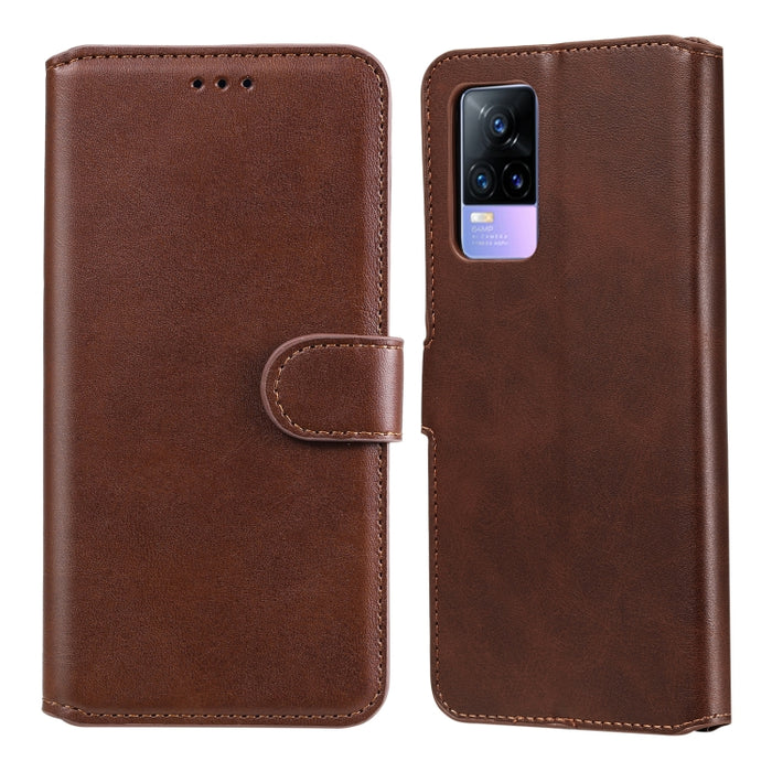 Estuche de cuero con tapa horizontal clásica de PU + TPU con textura de becerro con soporte y ranuras para tarjetas y billetera