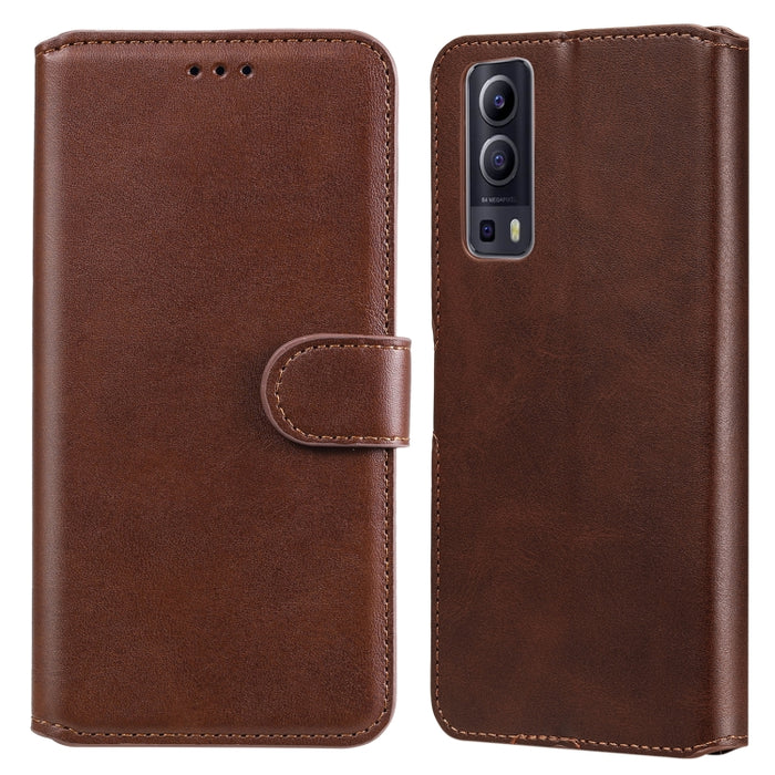 Estuche de cuero con tapa horizontal clásica de PU + TPU con textura de becerro con soporte y ranuras para tarjetas y billetera