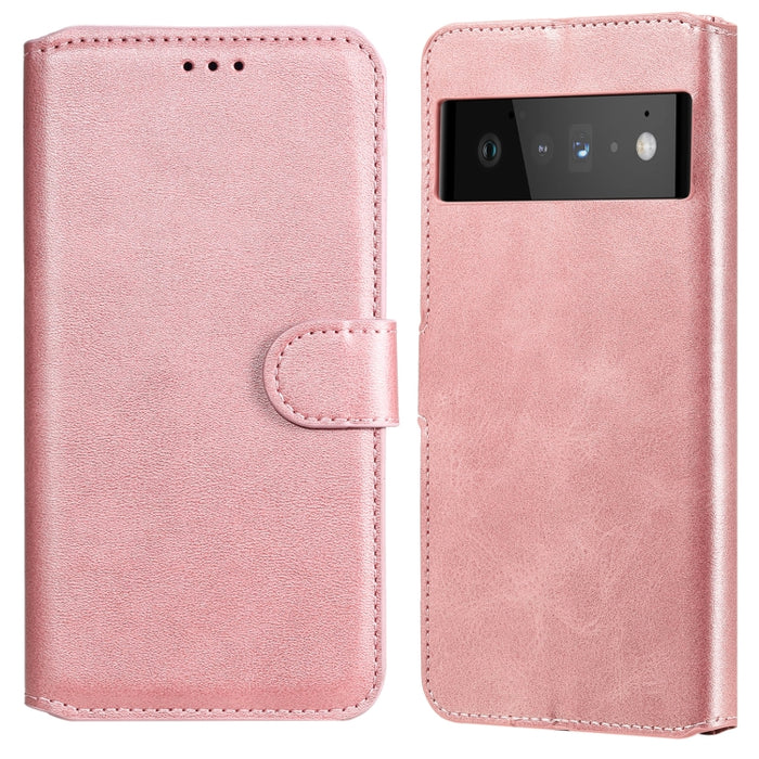 Estuche de cuero con tapa horizontal clásica de PU + TPU con textura de becerro con soporte y ranuras para tarjetas y billetera