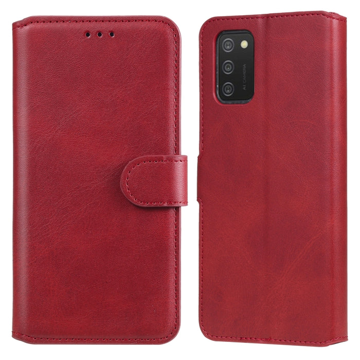 Estuche de cuero con tapa horizontal clásica de PU + TPU con textura de becerro con soporte y ranuras para tarjetas y billetera