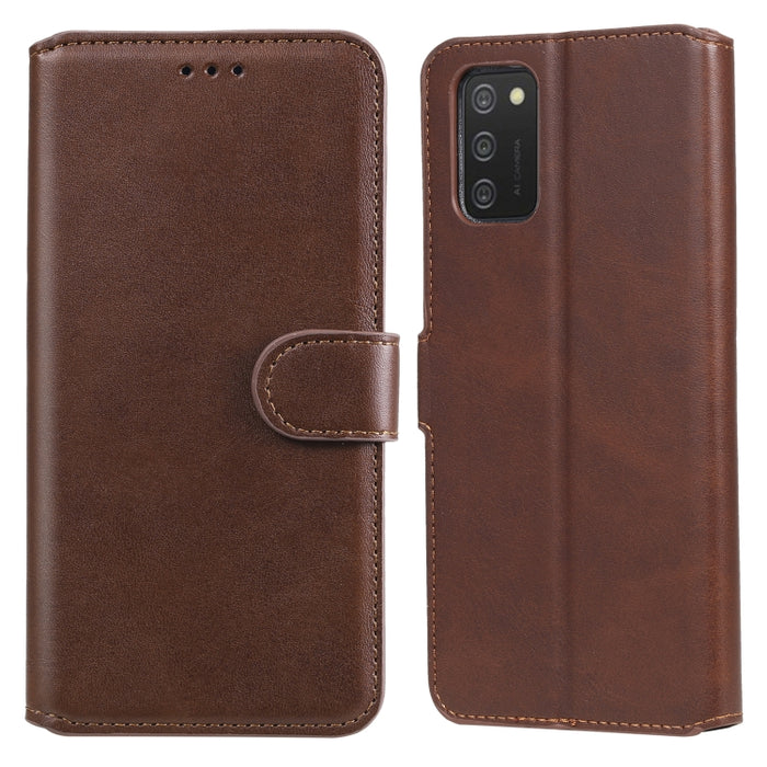 Estuche de cuero con tapa horizontal clásica de PU + TPU con textura de becerro con soporte y ranuras para tarjetas y billetera