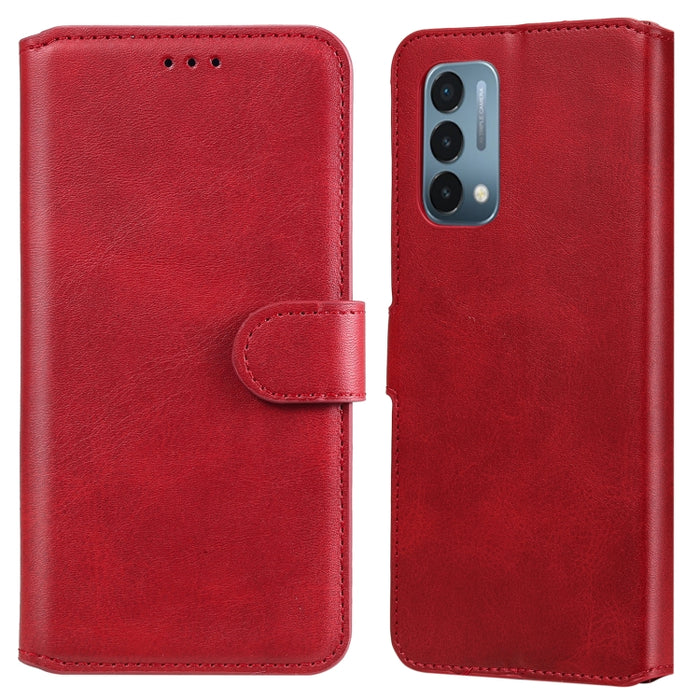 Estuche de cuero con tapa horizontal clásica de PU + TPU con textura de becerro con soporte y ranuras para tarjetas y billetera
