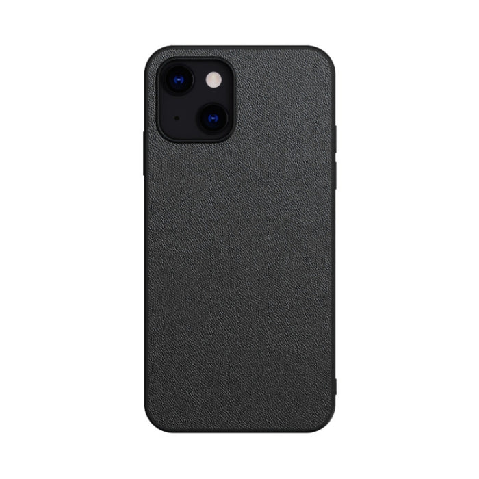 Funda trasera de cuero de piel pura a prueba de golpes