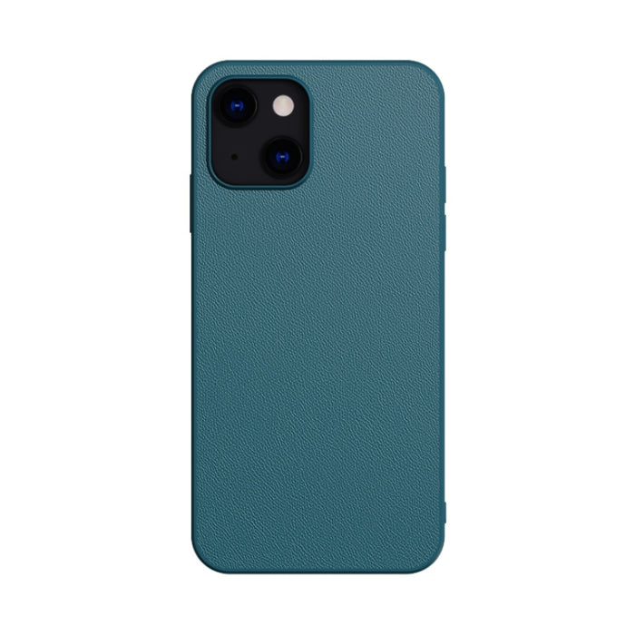 Funda trasera de cuero de piel pura a prueba de golpes