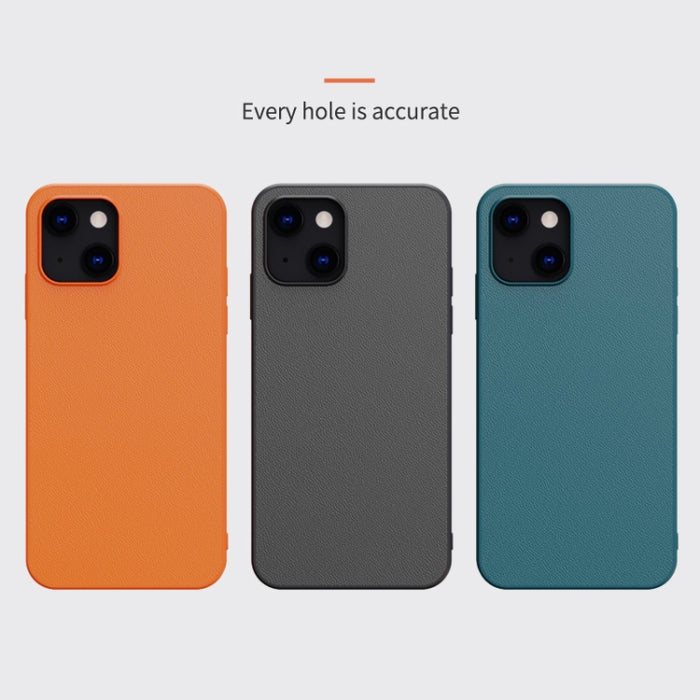 Funda trasera de cuero de piel pura a prueba de golpes