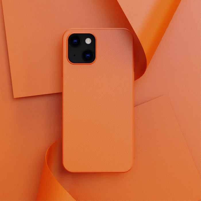 Funda trasera de cuero de piel pura a prueba de golpes