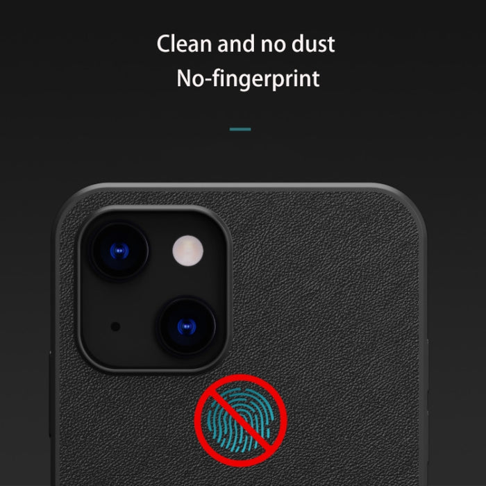 Funda trasera de cuero de piel pura a prueba de golpes