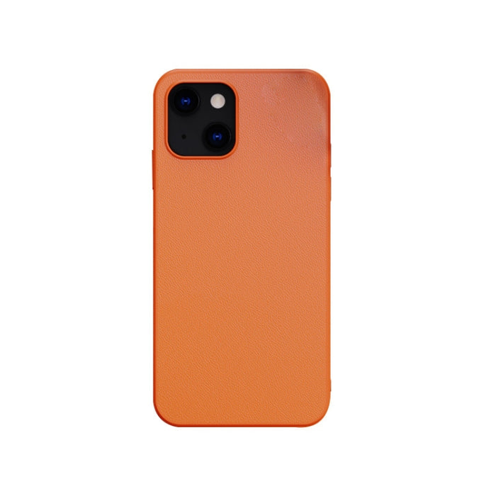 Funda trasera de cuero de piel pura a prueba de golpes
