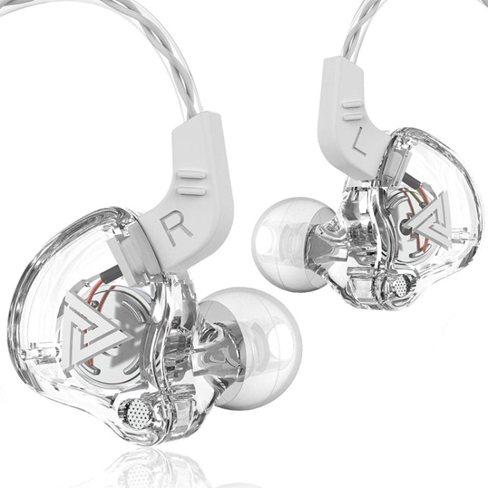 QKZ AK6 Auricular deportivo de subwoofer con cable en la oreja de 3,5 mm, longitud del cable: alrededor de 1,2 m