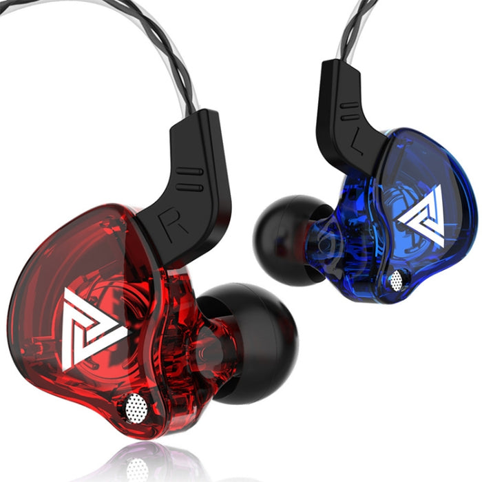 QKZ AK6 Auricular deportivo de subwoofer con cable en la oreja de 3,5 mm, longitud del cable: alrededor de 1,2 m