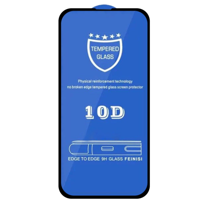 25 PCS 9H 10D Protector de pantalla de vidrio templado de pantalla completa