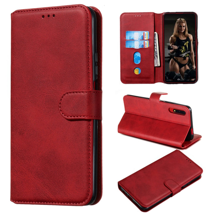 Estuche de cuero de PU con tapa horizontal y textura clásica de becerro, con soporte, ranuras para tarjetas y billetera, For Huawei nova 5i Pro/Mate 30 Lite, For Huawei nova 5 / nova 5 Pro, For Huawei Honor 9X / Honor 9X Pro, For Xiaomi Mi CC9e / Mi A3...