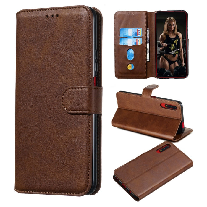 Estuche de cuero de PU con tapa horizontal y textura clásica de becerro, con soporte, ranuras para tarjetas y billetera, For Huawei nova 5i Pro/Mate 30 Lite, For Huawei nova 5 / nova 5 Pro, For Huawei Honor 9X / Honor 9X Pro, For Xiaomi Mi CC9e / Mi A3...