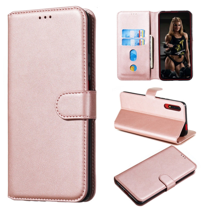 Estuche de cuero de PU con tapa horizontal y textura clásica de becerro, con soporte, ranuras para tarjetas y billetera, For Huawei nova 5i Pro/Mate 30 Lite, For Huawei nova 5 / nova 5 Pro, For Huawei Honor 9X / Honor 9X Pro, For Xiaomi Mi CC9e / Mi A3...