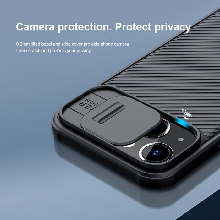 NILLKIN Black Mirror Pro Series Camshield Cobertura completa Funda para teléfono resistente a los arañazos a prueba de polvo