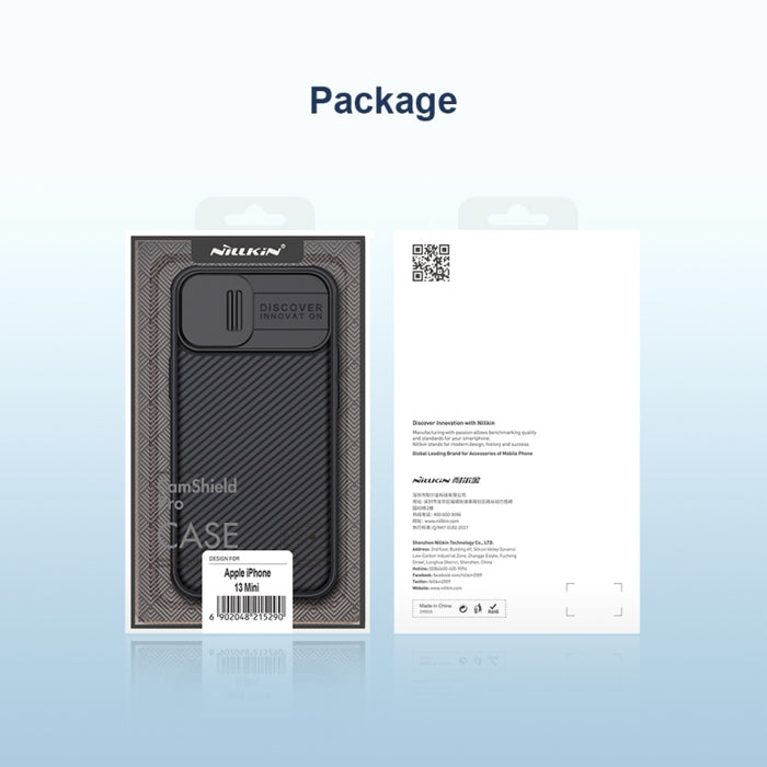 NILLKIN Black Mirror Pro Series Camshield Cobertura completa Funda para teléfono resistente a los arañazos a prueba de polvo