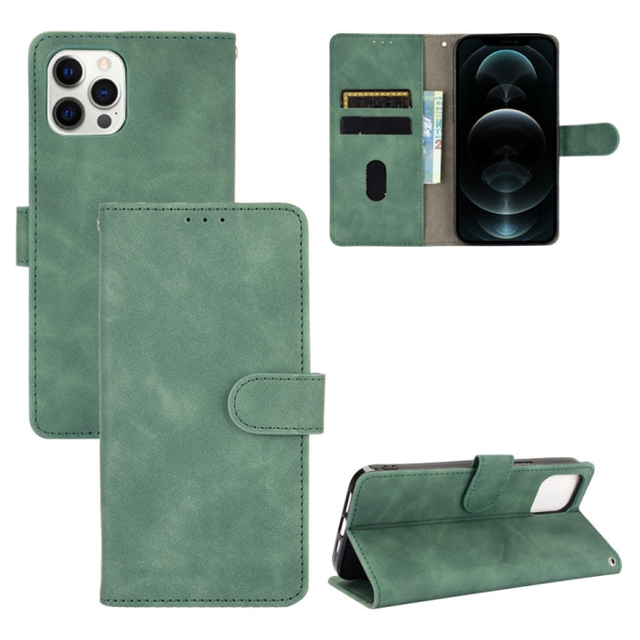 Funda de piel sintética con textura de piel de becerro con tapa horizontal y hebilla magnética con soporte, ranuras para tarjetas y cartera