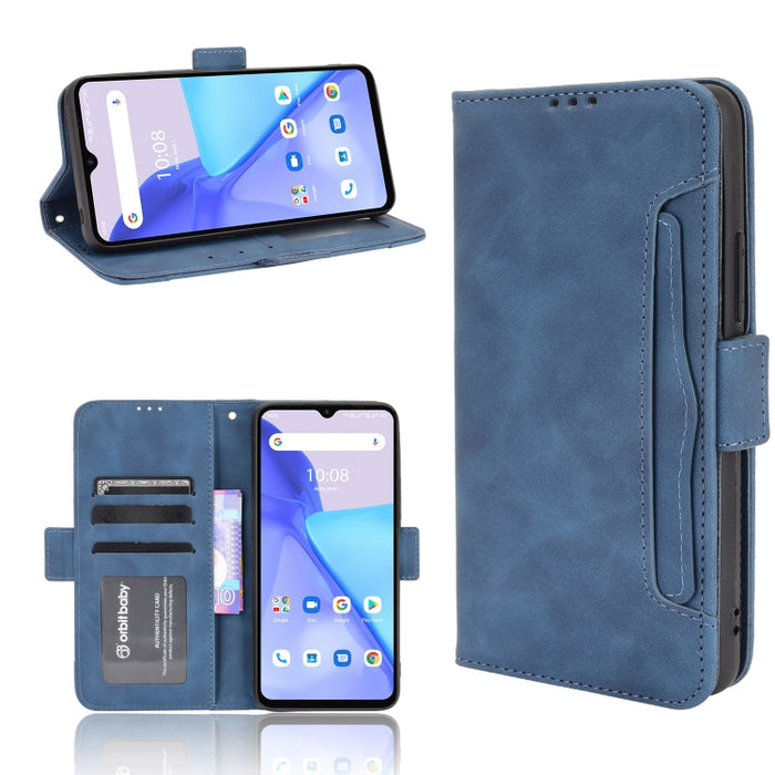 Estuche de cuero con tapa horizontal con patrón de piel de becerro con soporte y ranuras para tarjetas y marco de fotos, For OnePlus Nord 2 5G, For Umidigi Power 5, For ZTE Blade A51, For ZTE Blade A71