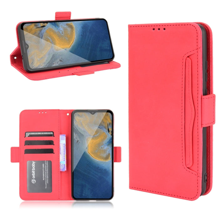 Estuche de cuero con tapa horizontal con patrón de piel de becerro con soporte y ranuras para tarjetas y marco de fotos, For OnePlus Nord 2 5G, For Umidigi Power 5, For ZTE Blade A51, For ZTE Blade A71