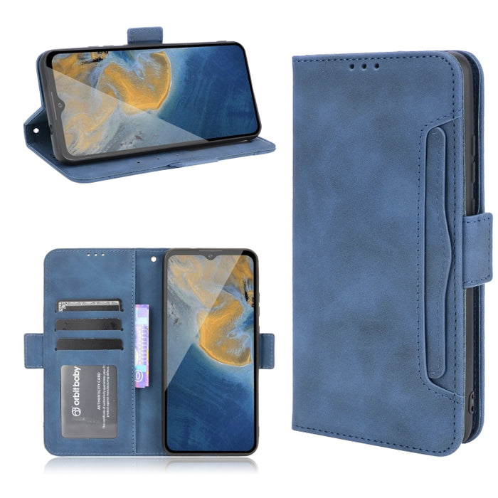 Estuche de cuero con tapa horizontal con patrón de piel de becerro con soporte y ranuras para tarjetas y marco de fotos, For OnePlus Nord 2 5G, For Umidigi Power 5, For ZTE Blade A51, For ZTE Blade A71