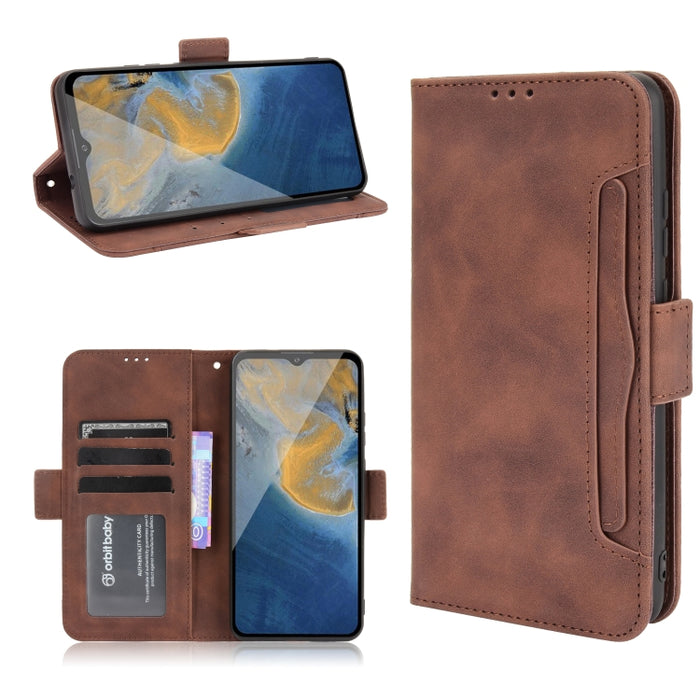 Estuche de cuero con tapa horizontal con patrón de piel de becerro con soporte y ranuras para tarjetas y marco de fotos, For OnePlus Nord 2 5G, For Umidigi Power 5, For ZTE Blade A51, For ZTE Blade A71