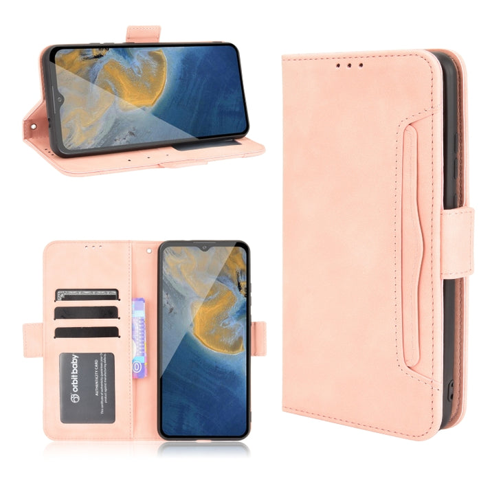 Estuche de cuero con tapa horizontal con patrón de piel de becerro con soporte y ranuras para tarjetas y marco de fotos, For OnePlus Nord 2 5G, For Umidigi Power 5, For ZTE Blade A51, For ZTE Blade A71