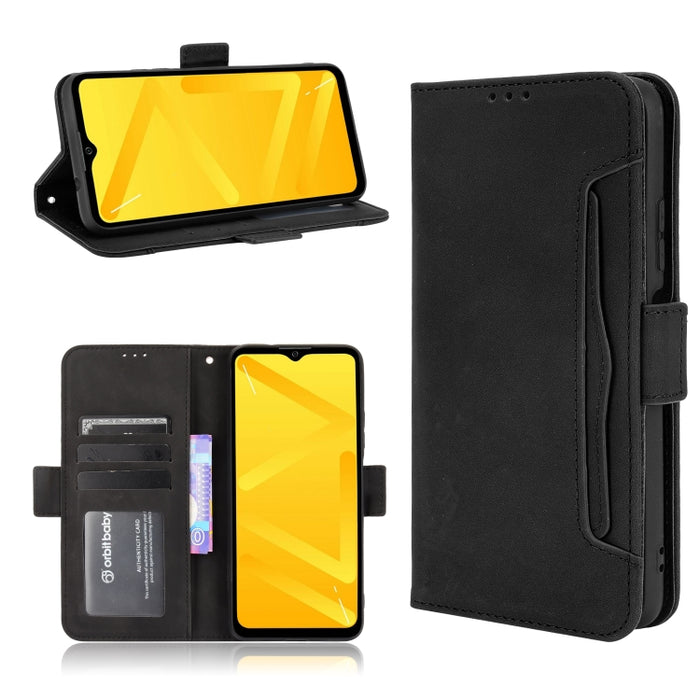 Estuche de cuero con tapa horizontal con patrón de piel de becerro con soporte y ranuras para tarjetas y marco de fotos, For OnePlus Nord 2 5G, For Umidigi Power 5, For ZTE Blade A51, For ZTE Blade A71