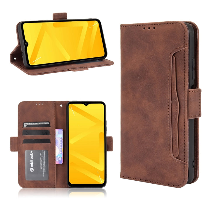 Estuche de cuero con tapa horizontal con patrón de piel de becerro con soporte y ranuras para tarjetas y marco de fotos, For OnePlus Nord 2 5G, For Umidigi Power 5, For ZTE Blade A51, For ZTE Blade A71