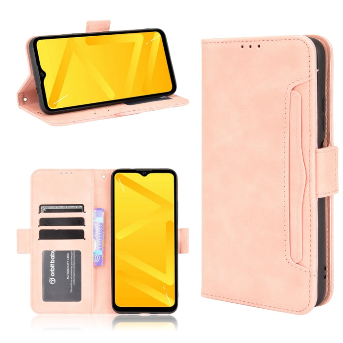 Estuche de cuero con tapa horizontal con patrón de piel de becerro con soporte y ranuras para tarjetas y marco de fotos, For OnePlus Nord 2 5G, For Umidigi Power 5, For ZTE Blade A51, For ZTE Blade A71