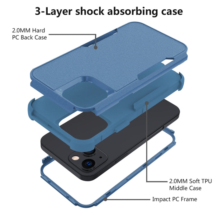 Funda protectora de TPU + PC a prueba de golpes para viajeros