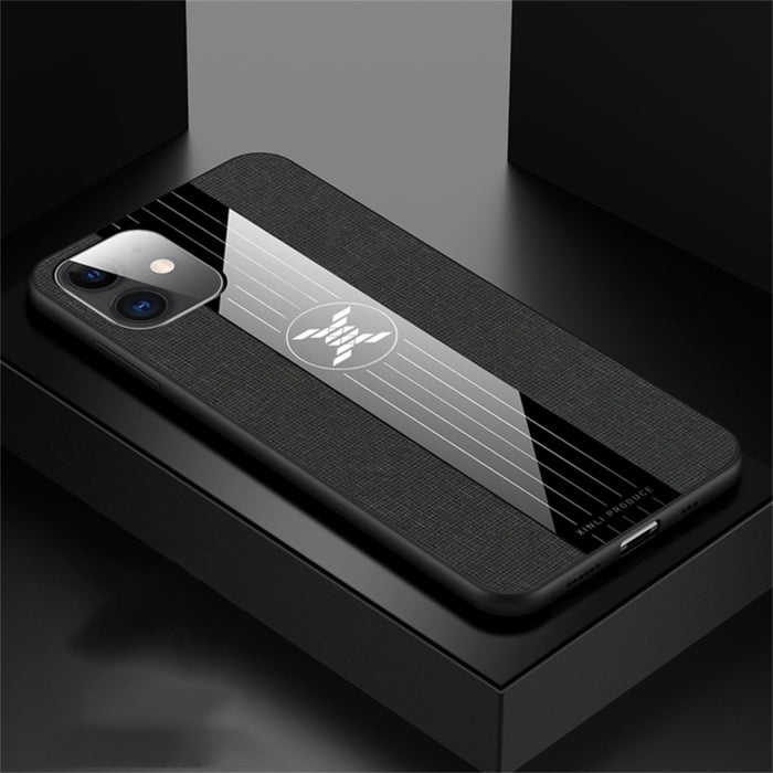 Funda protectora de TPU a prueba de golpes con textura de tela de costura XINLI