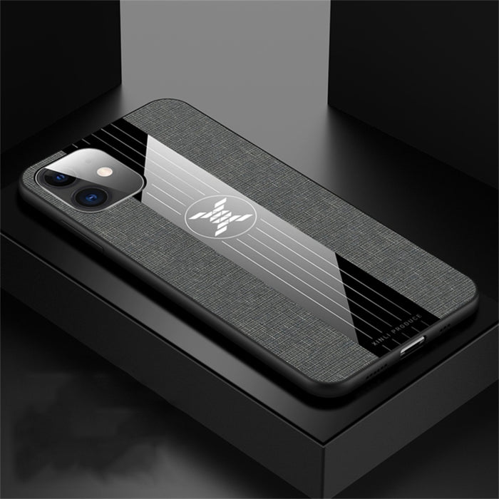 Funda protectora de TPU a prueba de golpes con textura de tela de costura XINLI