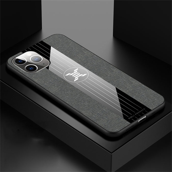 Funda protectora de TPU a prueba de golpes con textura de tela de costura XINLI