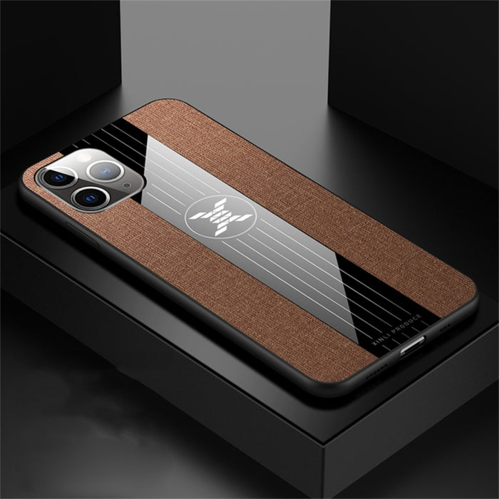 Funda protectora de TPU a prueba de golpes con textura de tela de costura XINLI