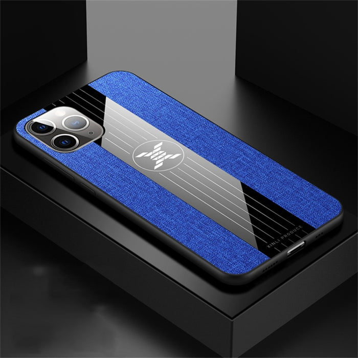 Funda protectora de TPU a prueba de golpes con textura de tela de costura XINLI