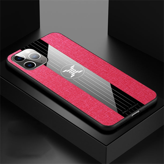 Funda protectora de TPU a prueba de golpes con textura de tela de costura XINLI