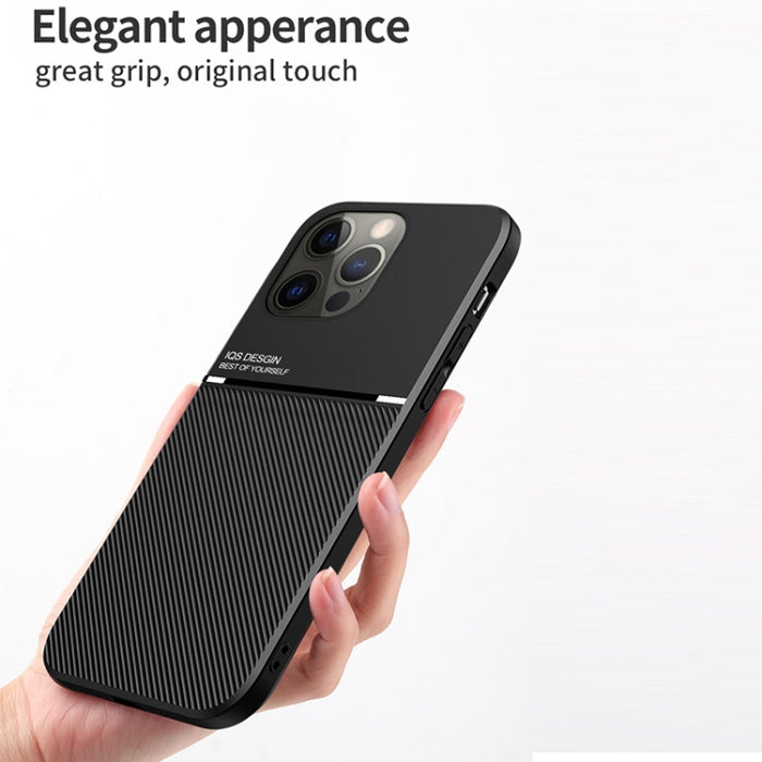 Classic Tilt Strip Grain Magnético a prueba de golpes PC + TPU Case, For iPhone 13 mini, For iPhone 13, For iPhone 13 Pro, For iPhone 13 Pro Max
